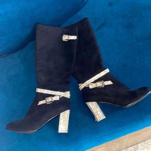 Sparkle Heel Boots